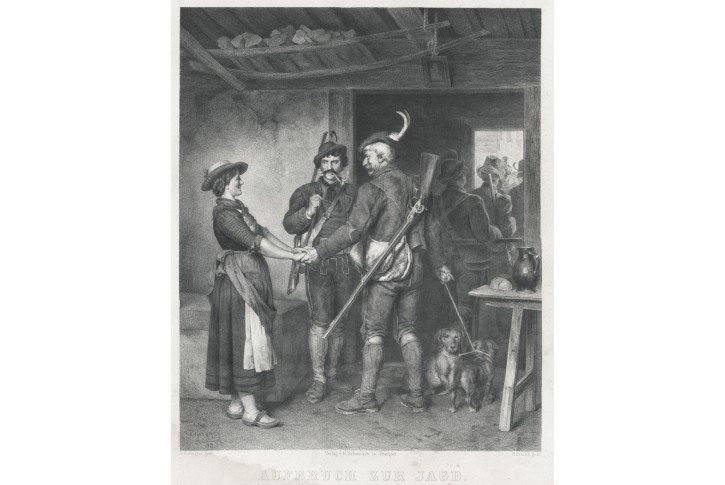 Lov, Peltzsch, oceloryt, 1877