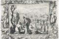 Rentz, Uzdravení hluchoněmého, mědiryt, 1733