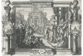 Rentz, Ježíš obklopen Židy, mědiryt, 1733