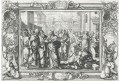 Rentz, Vymýtání zlého ducha , mědiryt, 1733
