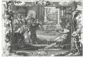 Rentz, Uzdravení chromého, mědiryt, 1733