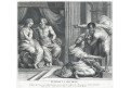 Jupiter a Alcmene, Tardieu, mědiryt , 1760