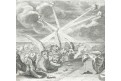 Daniel - apokalyptická zvířata, mědiryt, (1740))
