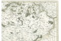 Mercator , Bohemia, kolor. mědiryt, 1613