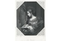 Svatá Cecilie, Payne, oceloryt, (1860)