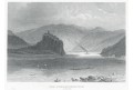 Střekov , Meyer, oceloryt, 1850