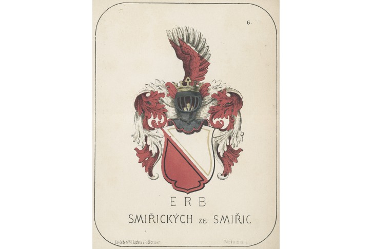 Smiřičtí ze Smiřic, chromolitografie, 1880