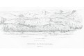 Hlubočepy údolí, Wenzig, litografie, 1857