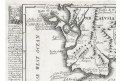Gibraltar Andaliusie, Bodenehr, mědiryt, 1720
