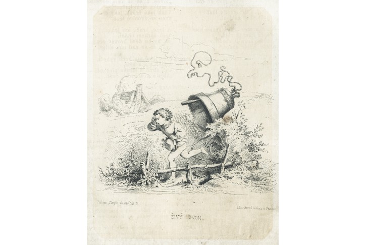 Živý zvon, Zlaté klasy, litografie, 1856