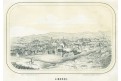 Liberec, Zlaté klasy, litografie, 1856