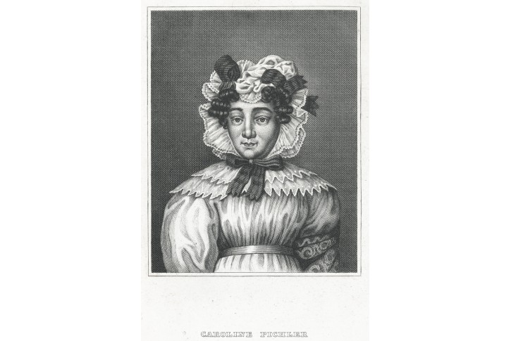 Caroline Pichler, oceloryt, (1850)