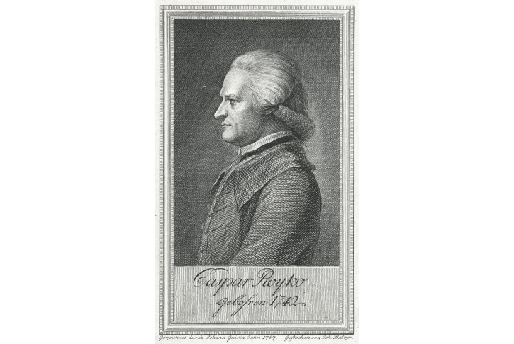 Royko Caspar,  Jahn - Balzer, mědiryt, 1787