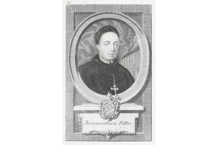 Piter, Josef Bonaventura, Balzer, mědiryt,1782