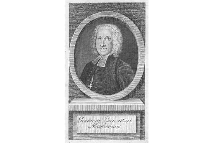Moschemius Joannes laurentius, mědiryt,(1790)