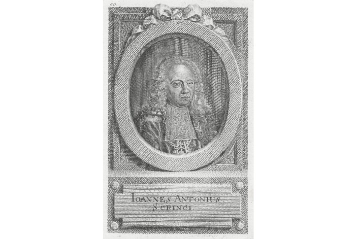 Scrinci Jan Antonín,  Balzer, mědiryt,1782
