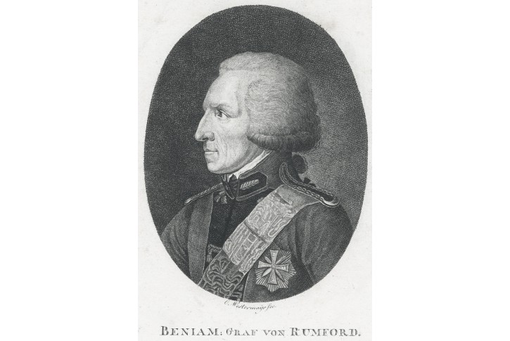 Rumford Benjamin, Westermayr, mědiryt, 1801
