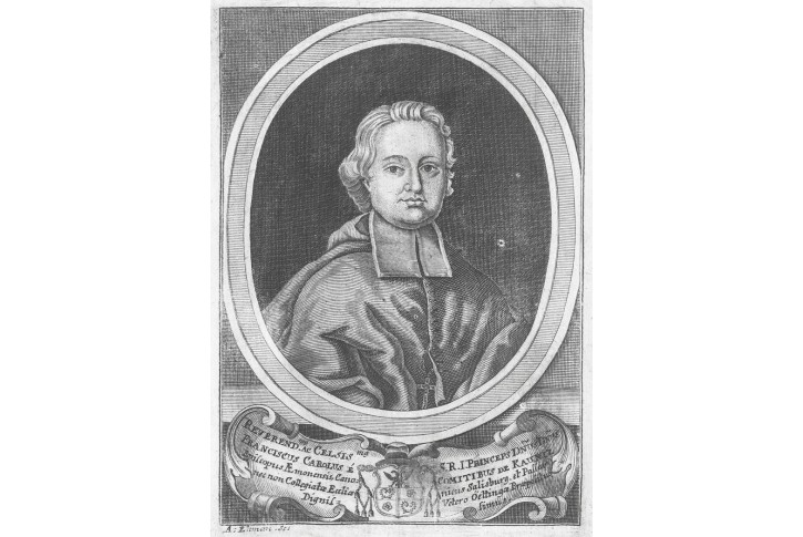 Kounic Františk Karel, Elman, mědiryt, (1720)