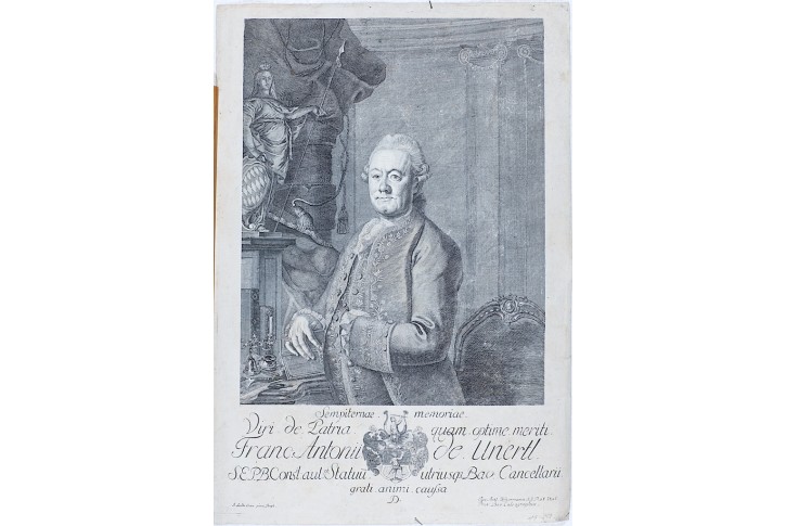 Unert Fr. Ant,  Zimmermann, mědiryt, (1780)