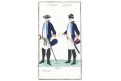 Německo uniformy 45., Schmalen, mědiryt, 1787