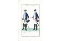 Německo uniformy 45., Schmalen, mědiryt, 1787