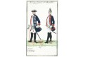 Německo uniformy 15.c, Schmalen, mědiryt, 1787