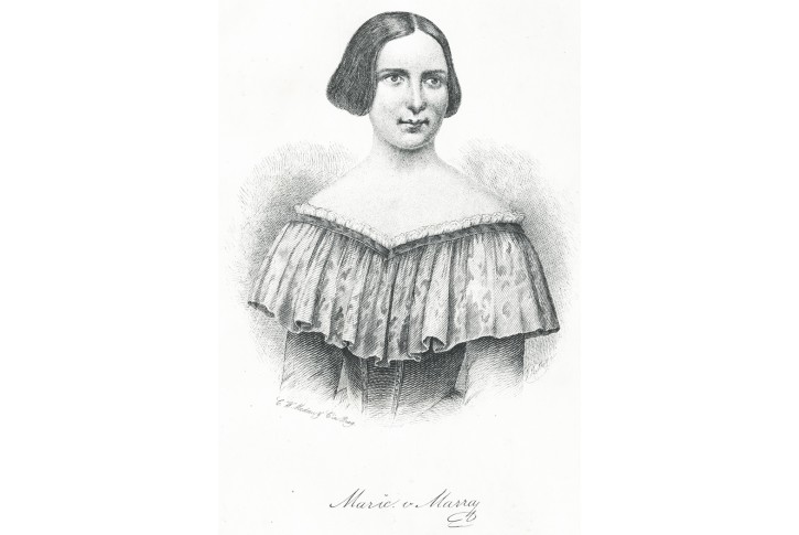 Marie von Marra, Medau,  Litografie, 1848