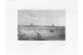 London Waterloo Bridge , Meyer, oceloryt, 1850