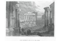 Roma  Forum  Romanum, Meyer, oceloryt, 1850