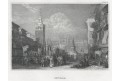 Sevilla přístav II. , Meyer, oceloryt, 1850