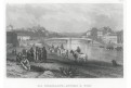 Wien Ferdinand's Brücke , Meyer, oceloryt, 1850