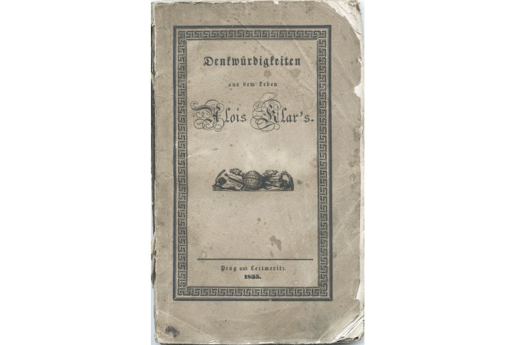 Weinolt : Denkwürdigkeiten aus Leben A. Klar, 1835