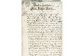 Podbrdy kontrakt na prodej chalupy 1791