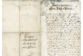 Podbrdy kontrakt na prodej chalupy 1791