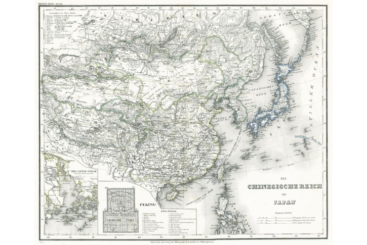 China Japan, Meyer, oceloryt, 1855
