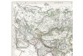 Asie, Stieler,  oceloryt, 1845
