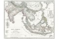 Asie, Stieler,  oceloryt, 1864
