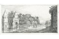 Kasteel aan kanaal, Gil.  Scheyndel lept, (1630)