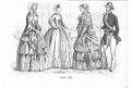 Moda XI., Medau, litografie, 1848