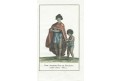 Tahiti kroj, kolor. mědiryt, (1800)