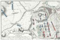 Lovosice,  bitva plán, Raspe, mědiryt 1764