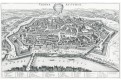 Wien Vienna, Merian,  mědiryt,  1649