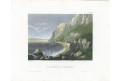 Gibraltar průliv, Meyer, kolor. oceloryt, 1850