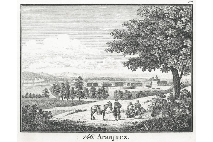 Aranjuez, Neue Bilder.., litografie , 1837