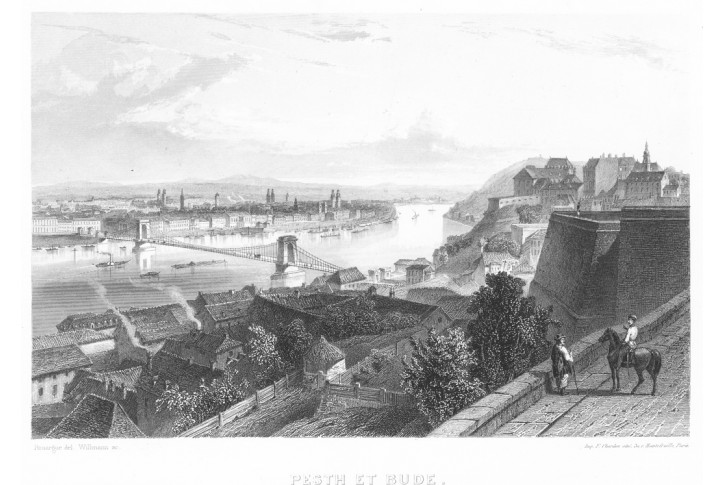 Budapest, Rouargue, oceloryt 1855