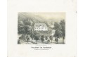 Karlovy Vary pošta, Seifert, litografie, (1860)