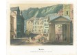 Karlovy Vary Markt, Sandmann, kolor. litogr, 1846