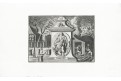 12 měsíců alegorie, 12 listů, mědiryty, 1704