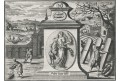 12 měsíců alegorie, 12 listů, mědiryty, 1704