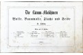 Lohren A.: Die Kämmmaschinen, Sttg., 1875